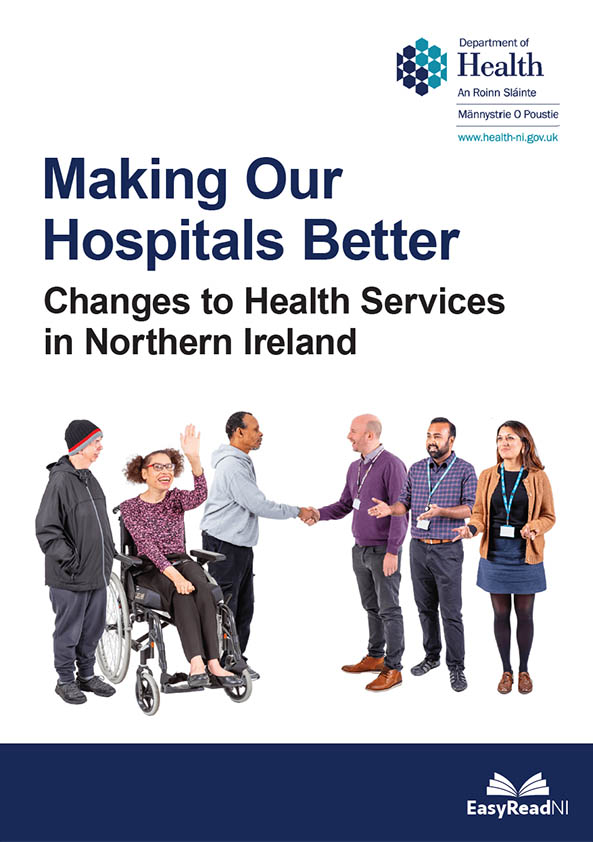 clicking this image will link to the Making Our
Hospitals Better document, published by the Department of Health.